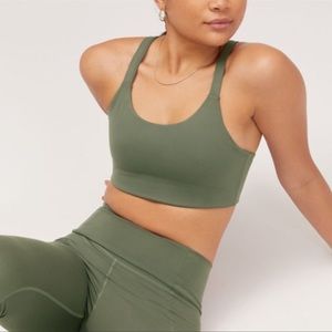 Girlfriend Collective Lou Bra in Thyme Size Large
